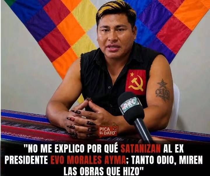 LaKarapancita's tweet photo. Acaso Túpac Katari se hacia rayitos en el cabello, uñas acrílicas y relleno de labios?? 
Estos chapareños van saliendo poco a poco del clóset 😌😆😆😆. https://t.co/NVysUOLh67