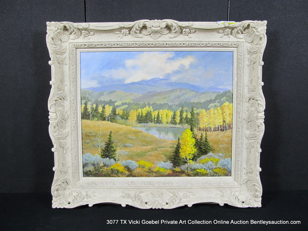 bentleysauction's tweet photo. Lot # 275 - AUTUMN MOUNTAIN LAKE LANDSCAPE 28 X 32
P.L. Allen

ENDS: Monday, June 22 at 7 PM CDT
Amarillo, TX

https://t.co/3H14yoFDBn https://t.co/1XVke6uaxE
