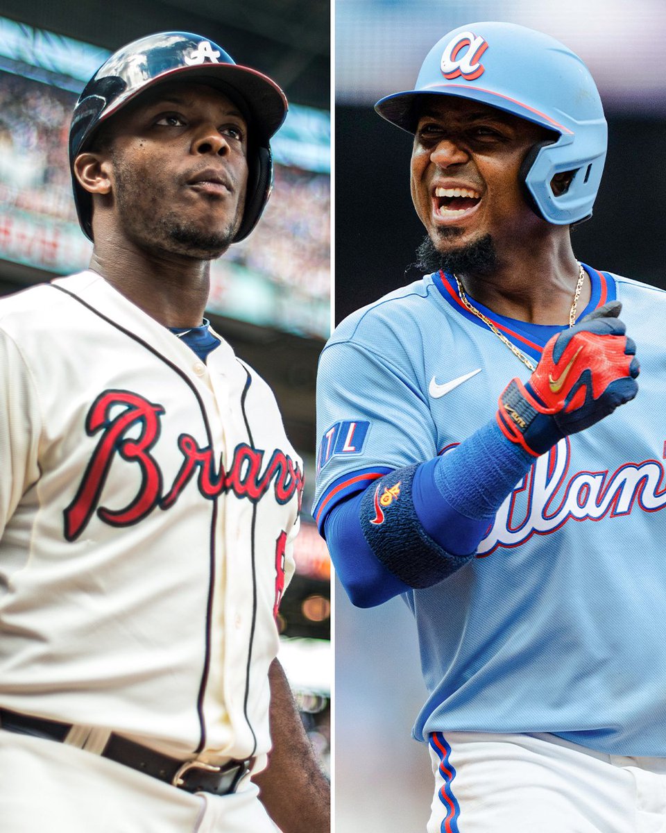 ESPNInsights's tweet photo. Ozzie Albies put the Braves on his back Saturday, crushing 2 HR including a walk-off 2-run blast down 3-2 in the 9th to beat the Brewers.

Albies is the first Braves player to hit 2 HR in a game including a walk-off since Justin Upton on April 6, 2013 vs the Cubs. https://t.co/jhVOzGmEnQ