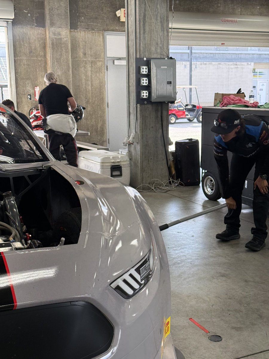 MikeCopeRacing's tweet photo. Day 2 ☑️
Race Day 🔜 Tomorrow at 10:10 AM EST ⏰
Watch live on PRIME! Just search Trans Am to follow your favorite #CopeRaceCar as they talk the brickyard!
@GoTransAm #TA2 @IMS https://t.co/88lm04SNQf