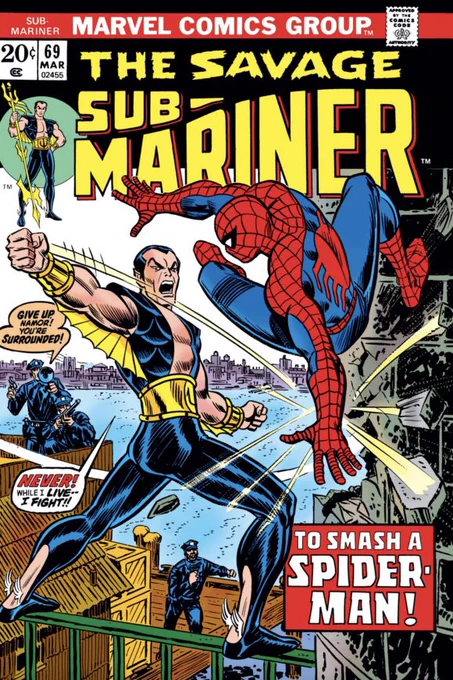 John Romita Sr. - Namor, the Sub-Mariner First New Costume Design
Illustration Original Art (Marvel, 1973).... https://t.co/AbUg2uo1K0 
