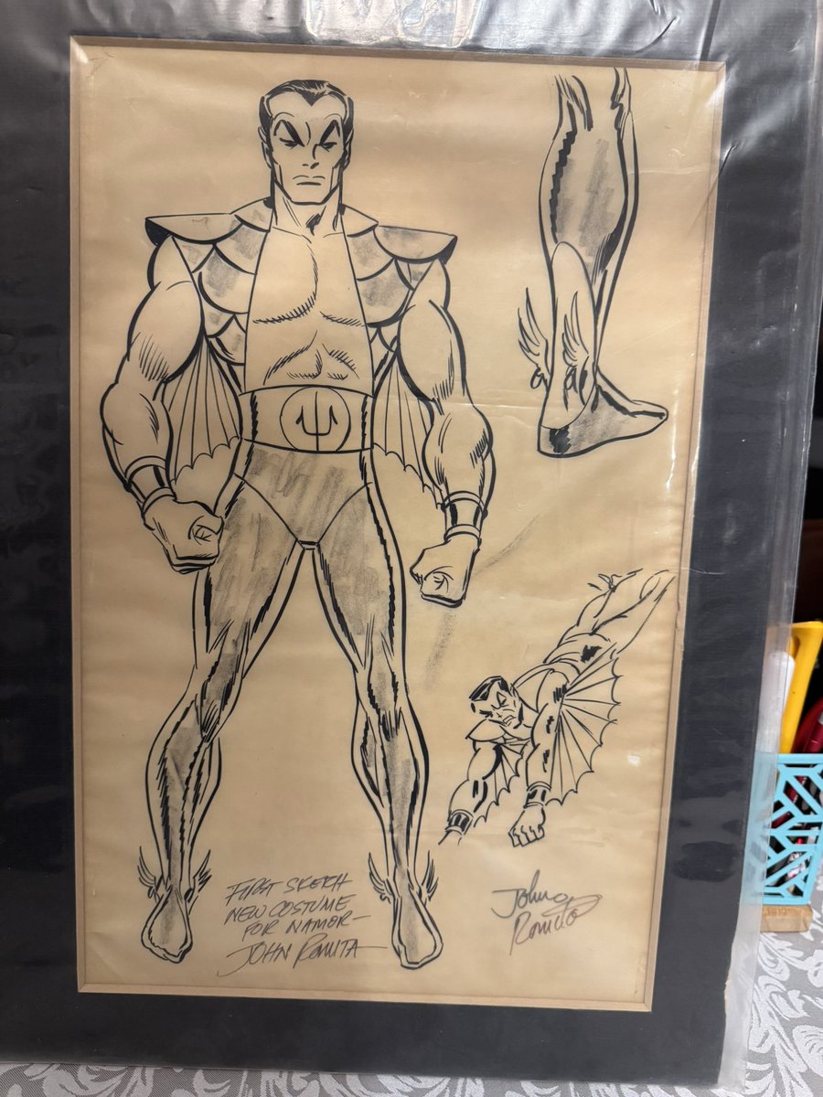 John Romita Sr. - Namor, the Sub-Mariner First New Costume Design
Illustration Original Art (Marvel, 1973).... https://t.co/AbUg2uo1K0