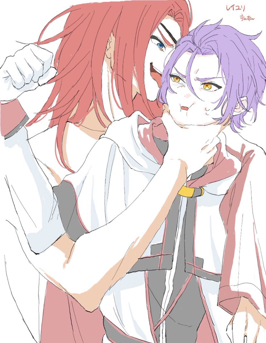 smmm_eaka's tweet photo. 右ユ絵チャお邪魔してました
レユとラユ描きました！楽しかったです！ https://t.co/z6cqgt9X6R