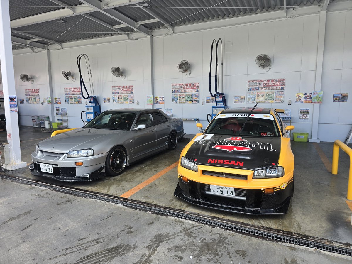 34skyline_sh's tweet photo. 洗車完了！ https://t.co/Yh4HImHvDj
