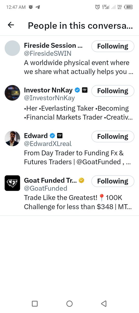 Rexxwins's tweet photo. @InvestorNnKay @GoatFunded @FiresideSWIN @EdwardXLreal All done 👍 .

@cbyn_001 
@dex_fii
@SOLOMON1234x 
Get in guys.

Thank you investor for this chance. https://t.co/WmOdwJ0qpY