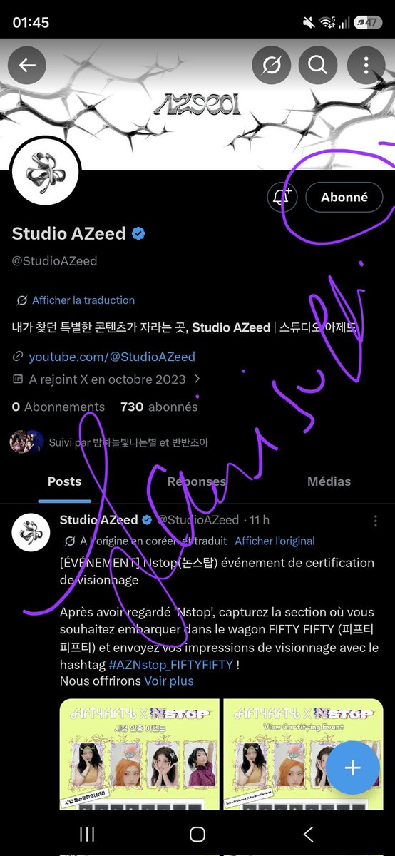 fairiisulli's tweet photo. @StudioAZeed I wanna hop on the train with Chanelle Moon 💜 #AZNstop_FIFTYFIFTY https://t.co/5olL2J1Cjd