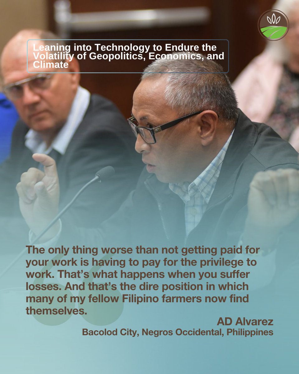 GlobalFarmerNet's tweet photo. “Rather than surrendering to despair, we must adapt through innovation. We need access to the world’s best technologies,” writes @ADAlvarez7.

Read more about how farmers in the Philippines are navigating today's challenges: https://t.co/ZPCjmoNQWF

#GFNMobilizing https://t.co/E77oPaxpWE