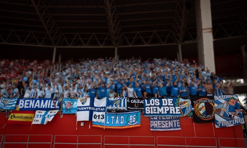 UltrasPresent's tweet photo. El Frente Bokerón 🔵⚪️🇪🇸 presente en Almería.

(La temporada que viene estarán en Primera División y tantos amigos como enemigos asi lo han deseado)

UD Almería - Málaga CF. https://t.co/KbVFvqGZlf