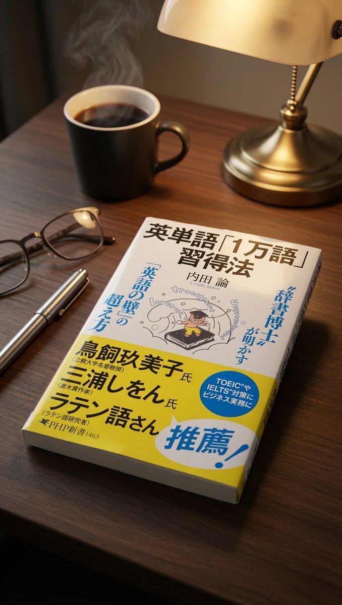 HibitoD's tweet photo. 英検1級を10回受験してきて思うのは、
結局、最後に差がつくのは語彙力。

今回読んだ『英単語「1万語」習得法』は、
単語を暗記する本というより、語彙を増やすための考え方を学ぶ本でした。

単語学習に伸び悩んでいる人ほど参考になると思います。 https://t.co/RTOJ0GXrab