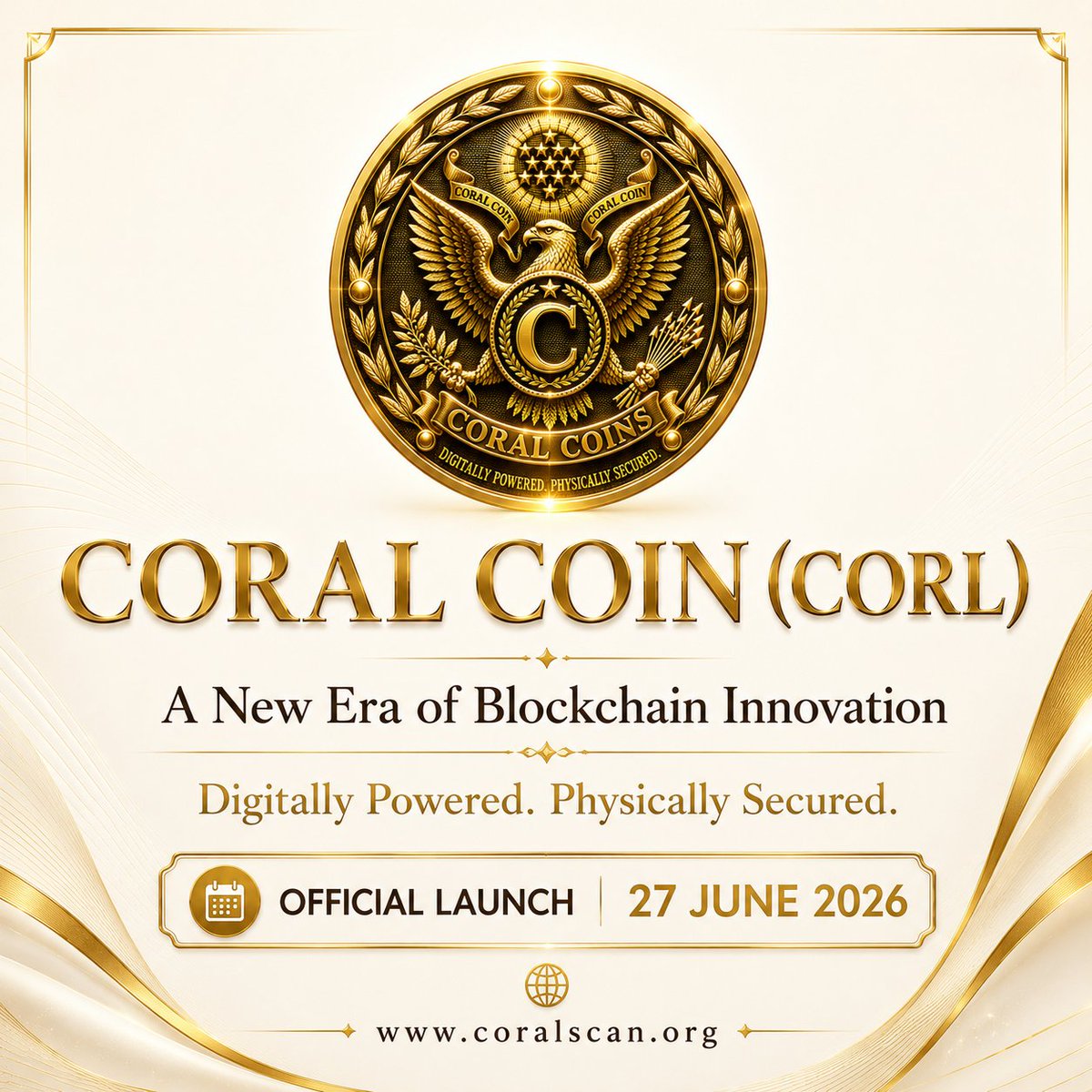 Coralcoins's tweet photo. ๐ The countdown has begun!
Introducing CORAL COIN (CORL) โ a new era of blockchain innovation designed for security, transparency, and real-world utility.
https://t.co/XbQu1dWfYC
#CoralCoin #CORL #CoralBlockchain #Blockchain #Crypto #Cryptocurrency #Web3 #DigitalAssets #DeFi https://t.co/h5YO3dSyN4