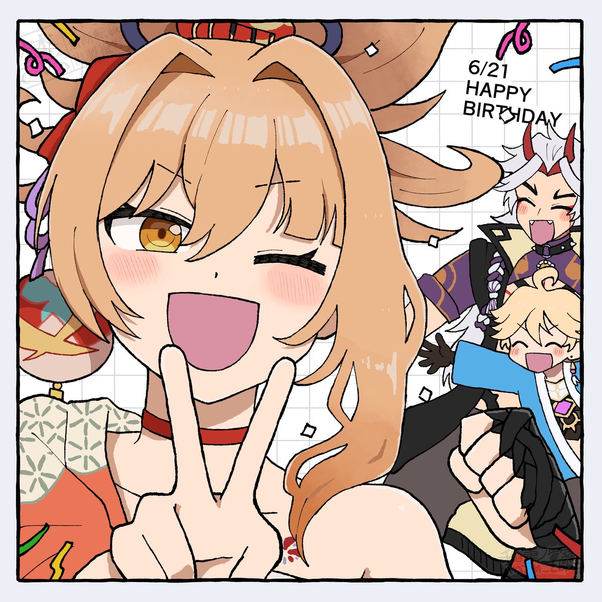inzm_tbbt's tweet photo. ハッピーハッピーバースデー🎉
#宵宮生誕祭2026 https://t.co/rkKlXq6ejE