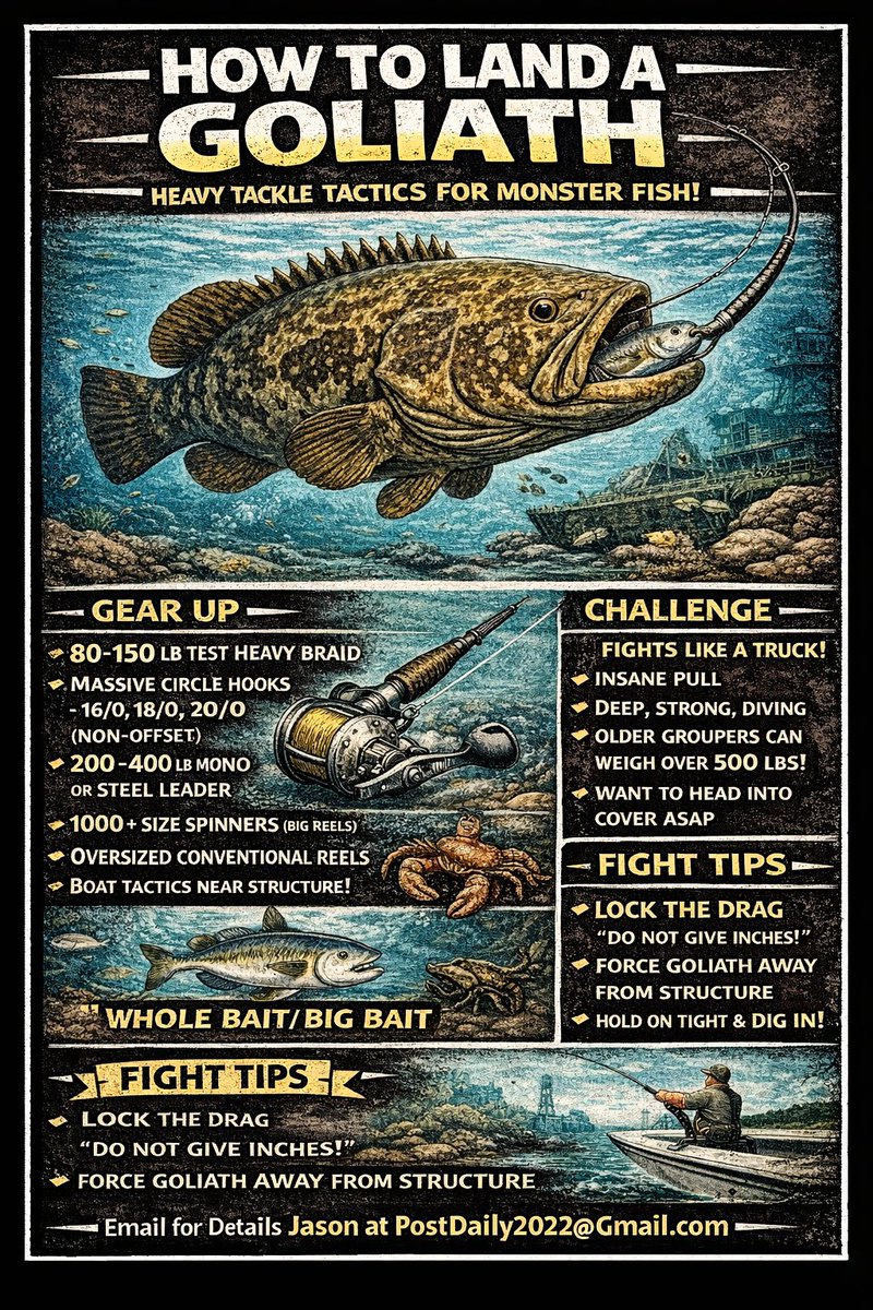 DanWils42696605's tweet photo. Contest to catch biggest fish is 10k
🦝https://t.co/k6l8cuIgDo🦝
#fishing ⚽ #OceanBreeze
#CoastalLife 😍#mattstarrfineart
#fishinglures ⚽#fishing https://t.co/yqRc9QGfpS