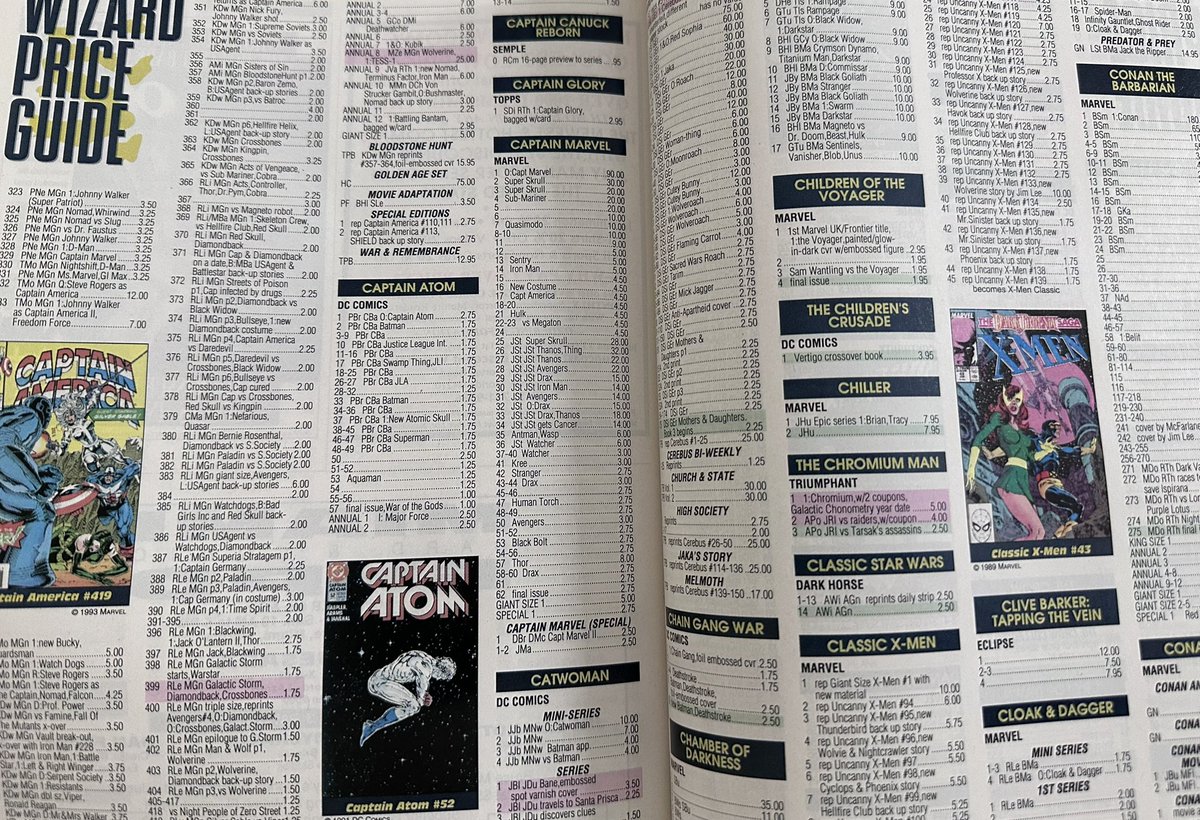 _gabagool's tweet photo. Saturday night reading! This time it’s Wizard Magazine # 28 from December of 1993. I didn’t get this one as a kid so this is the 1st time I’m flipping through it. I really love looking at the old ads and comic news. It’s a wild trip of nostalgia https://t.co/zN04J9CyII