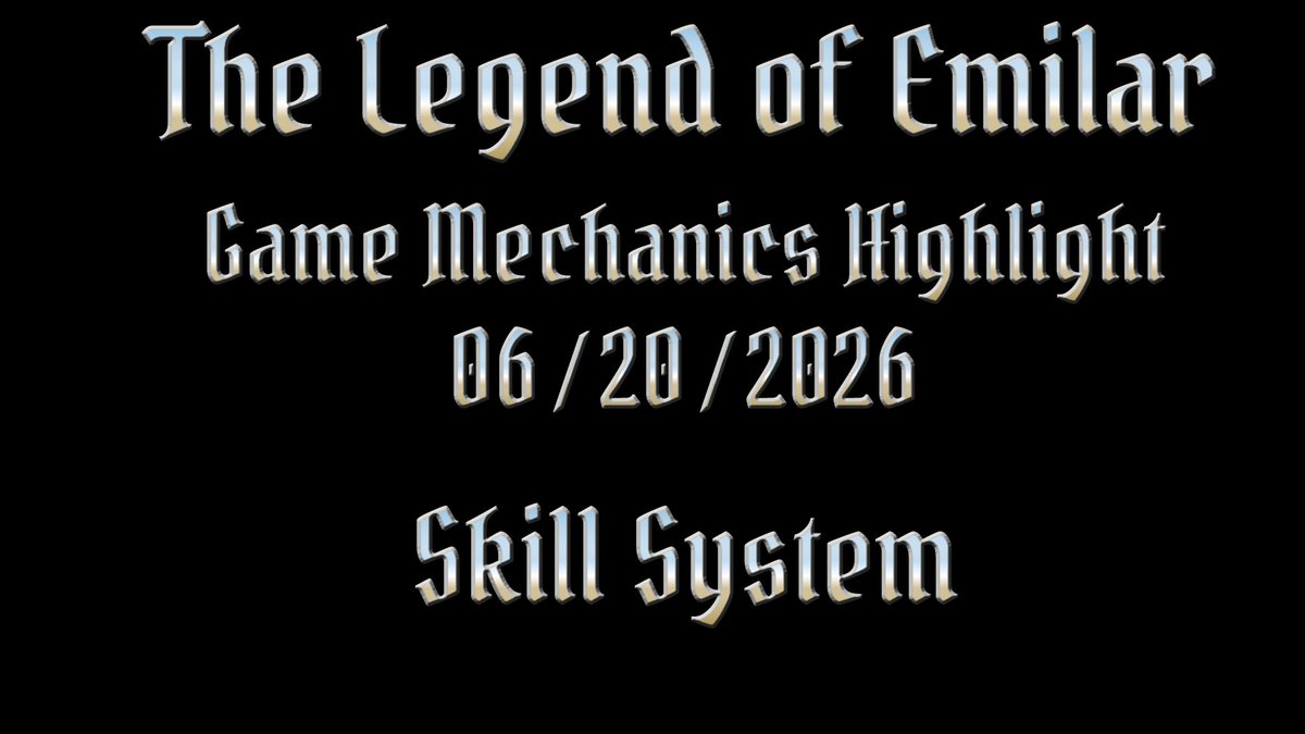 LaughingManProd's tweet photo. The next Game Mechanics Highlight blog for #TheLegendOfEmilar has been released over on https://t.co/EM4RndDsp4. For this blog, we're taking a deep dive into the Skill System for the game. #rpgmaker #RPGツクール #RPGツクールMV #rpgmakermv #indiegames #IndieGameDev https://t.co/R5SS7h5aQL