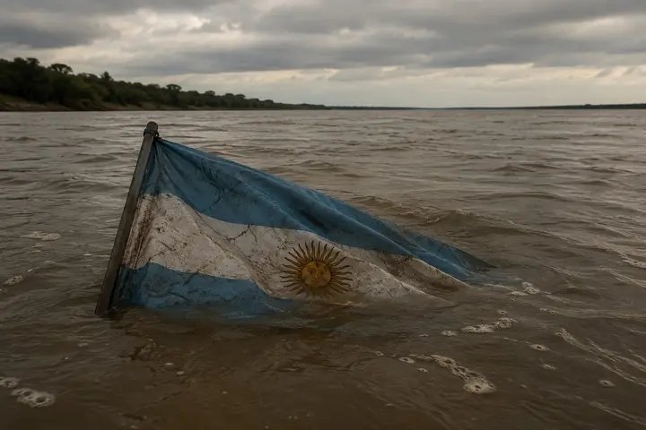 ClaudiFerreira_'s tweet photo. Mientras te entretenían con @Flor_de_P y Messi hubo una noticia de altísimo impacto que no nos contaron tanto: 
El gobierno nacional concretó la privatización del Río Paraná.
Le dieron a Jan de Nul, extranjero, por 25 años un río para exportar la sangre de nuestros territorios. 
La noticia que te ocultaron tras @madorni, Flor y Messi es que el Río Paraná dejó de ser Argentino.  
El día que nos parezca menos importante Flor Peña y más importante la política REAL, tendremos destino. 

Por ahora no lo veo.