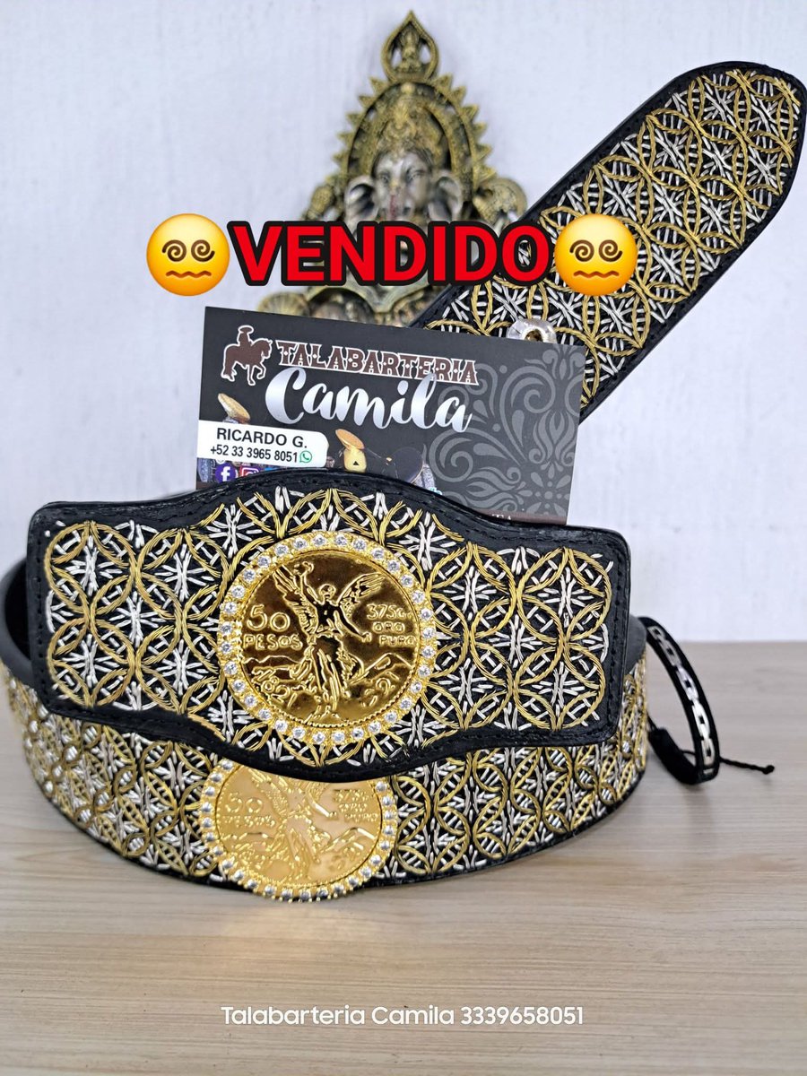 garciarichie92's tweet photo. 😵💫VENDIDO😵💫Con la bendición de Dios🙏
✈️SE VA HASTA🇺🇸CLOVIS CALIFORNIA🇺🇸CON PULSERA DE REGALO😉
😁Gracias por la confianza y su preferencia #viral #Youtube #instagram #charreriamexicana #10k #hechoamano #jaripeo #jaripeousa #caballos #gallos #boots #parati #fypシ #vaquero https://t.co/l5uzyTwjUH