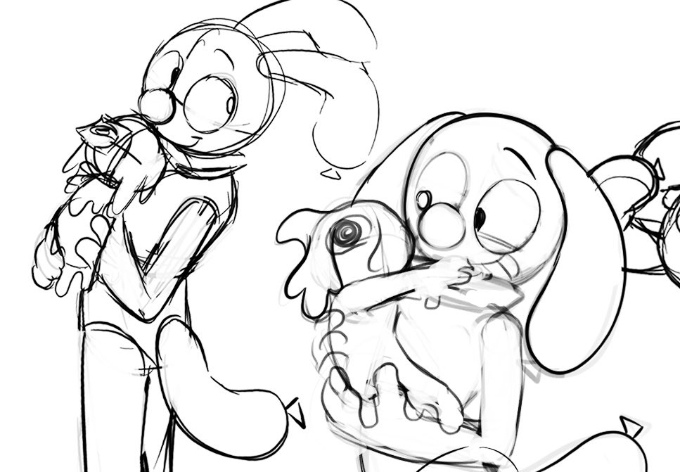 wintervideo_'s tweet photo. Looey being a good mother 
#dandysworldart https://t.co/FVGWqiL1CV