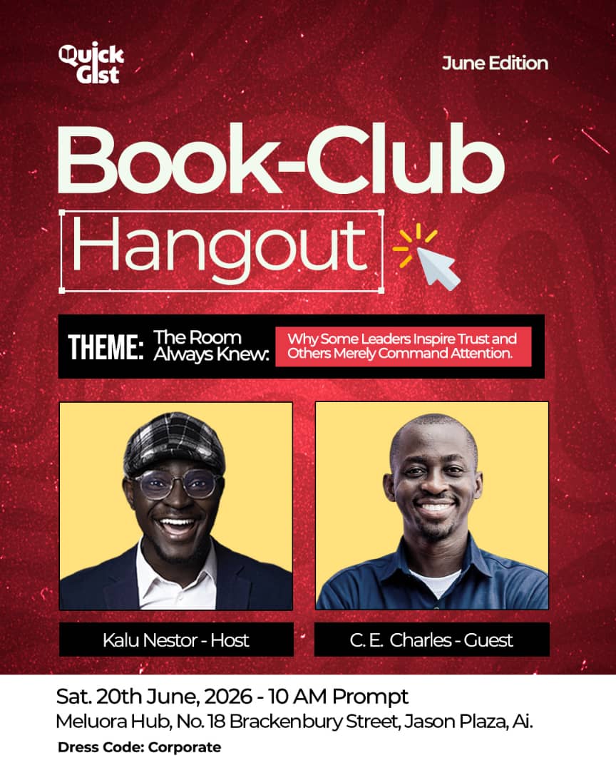 charles_ce01's tweet photo. I was at QuickGist June Hangout to speak on “The Room Always Knew: Why some leaders inspire and others merely command attention” 

I shared some key insights on inspirational #leadership, one of which is that: command is rented; inspiration is owned.

 #Raisingyoungleaders https://t.co/pTj9TDKopA