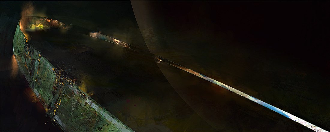 LBBubba's tweet photo. Why must everything have to be shiny, slick metal?

Halo rings are meant to look ominous with unnerving details that look ancient.

There was mystery to them with a sense of something godly; their scale was daunting and their power hidden.

They just don't get Halo... https://t.co/F9bgmHwAVy