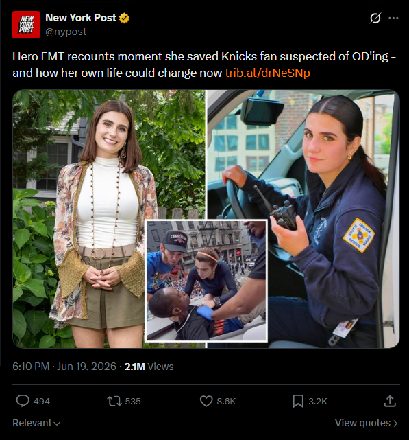 Scratch_Point_Z's tweet photo. Predictably, the cretin attempted to molest her as soon as he was revived, thus demonstrating why it was a wasted effort &amp; all too symbolic of the negative value such "people" bring to Western society. https://t.co/GsZTByYn8F
