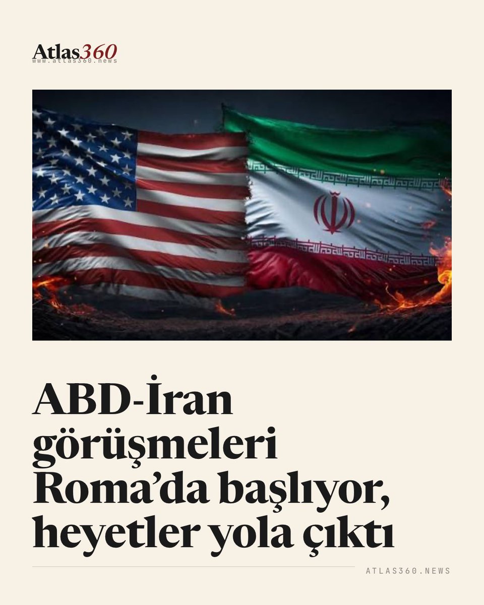 AtlasNewstr's tweet photo. ABD-İran görüşmeleri için diplomasi yeniden hızlandı: Tarafların müzakere ekipleri yeni tur temaslar için Roma’ya hareket etti. Görüşmelerin odağında İran’ın nükleer faaliyetleri, yaptırımların seyri ve doğrulama-denetim mekanizmaları yer alıyor.
Yetkililerin işaret ettiği çerçeve, doğrudan ya da dolaylı temas kanallarının işletilmesi ve takvimlendirilmiş bir süreçle “ölçülebilir adımlar” aranması. Roma’daki buluşmanın, son aylarda dalgalanan iletişim trafiğini daha düzenli bir müzakere formatına taşıyıp taşımayacağı izlenecek.