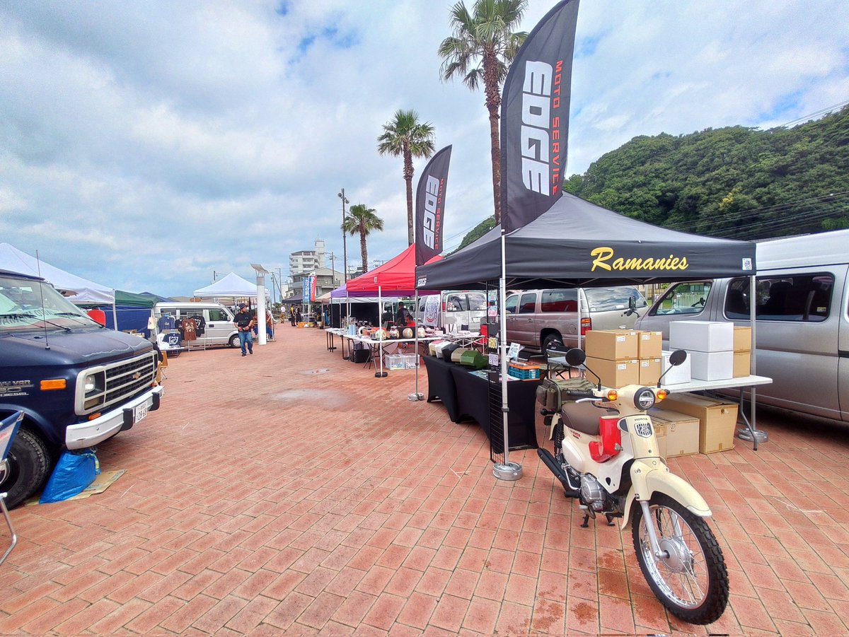 freeride_moto's tweet photo. 出店準備完了🙌
#愛知カブミーティング
#モトサービスエッジ https://t.co/McsAQVGfwT