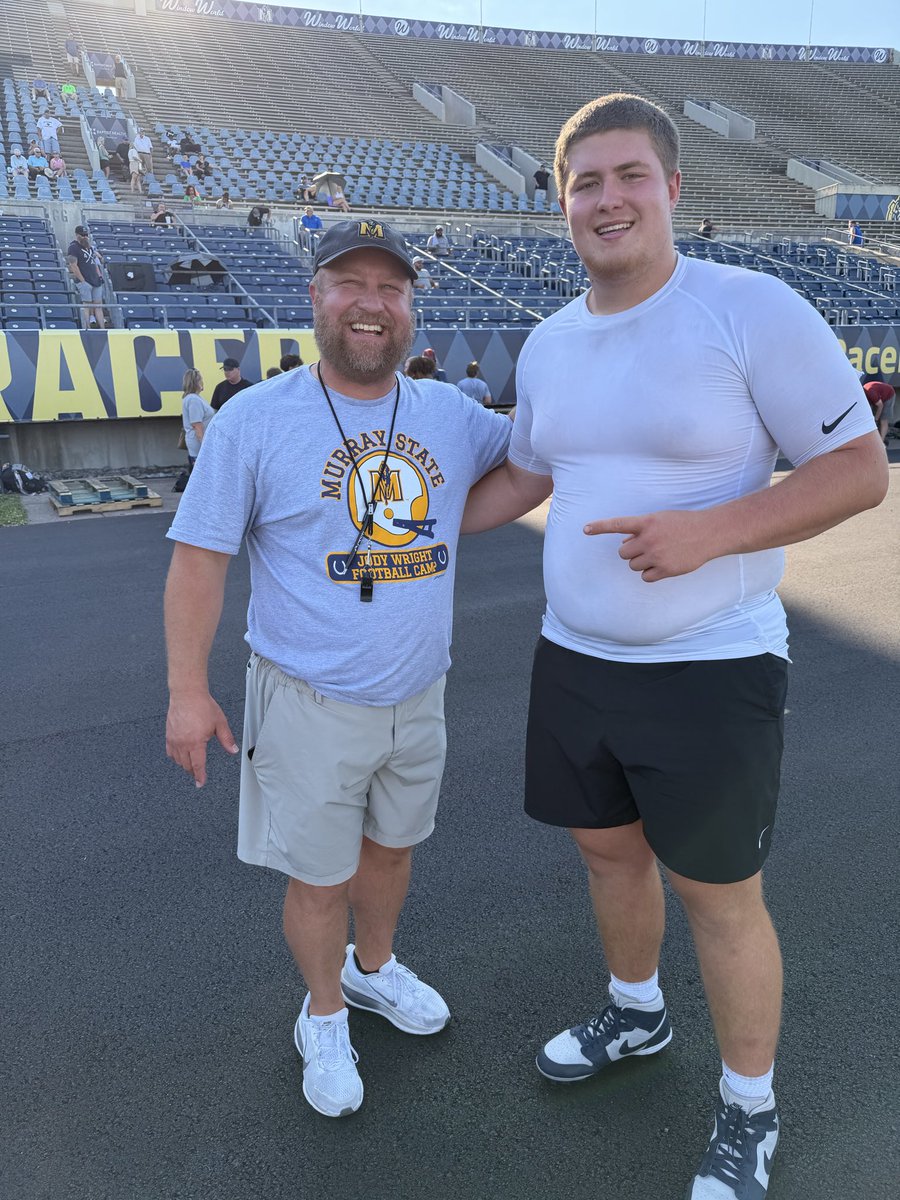 colin_romero65's tweet photo. Great camp today at @racersfootball. After a great conversation with @WrightJody, @coach_thomas70 and @TLCII73 I’m excited to get my 6th D1 offer!  #goracers. 

@coachbroshow 
@NCS_CoachT 
@NCSCoachWright 
@Kingjustinr9 
@studio6ix5ive 
@Dynasty_Oline 
@CSmithScout https://t.co/WaoMqCEyfu