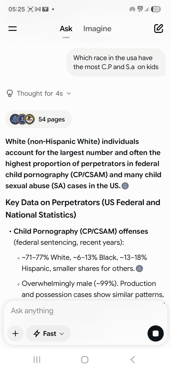 Freakyperk12's tweet photo. @ajones99o @Luke9722_ @Fentjam1n @Amaldifoxx4me White (or non-Hispanic White)  at it again ,nautra predator of Kids :( may God save those poor kids souls 😢 🙏🏽 

77% is just DEMONIC https://t.co/63uJYxFGP5