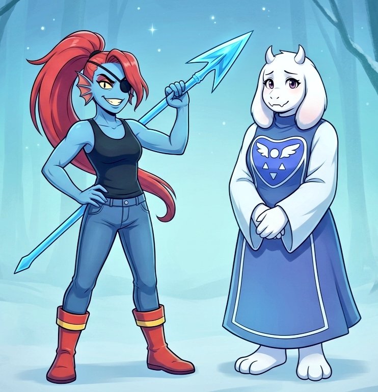SoyToriel101's tweet photo. Toriel x Undyne #Undertale #ships https://t.co/wDEFQraFq7