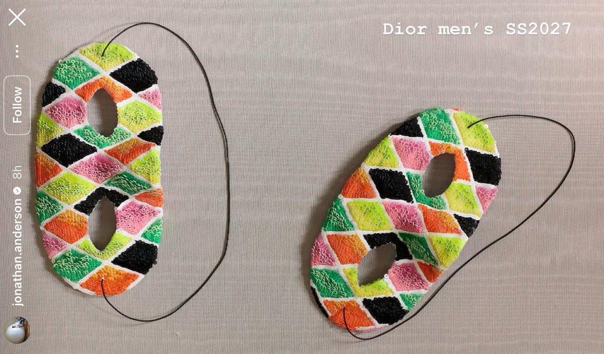 joyrgirl's tweet photo. jonathan anderson shared a sneak peek of dior men ss27 🎠🌹 hello carnival https://t.co/yUbJBJ9tlE