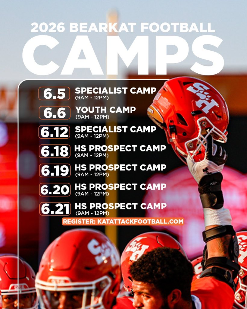 TheKobeCharles's tweet photo. I will be at @BearkatsFB this Sunday. https://t.co/087cSjLbRH
