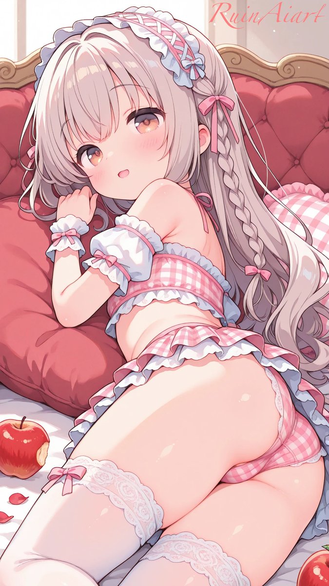 RuinAiart's tweet photo. 「おはよ…♡ 
今日はいっぱい甘やかしてね？☁️🩷」 https://t.co/a1EhrjORP8