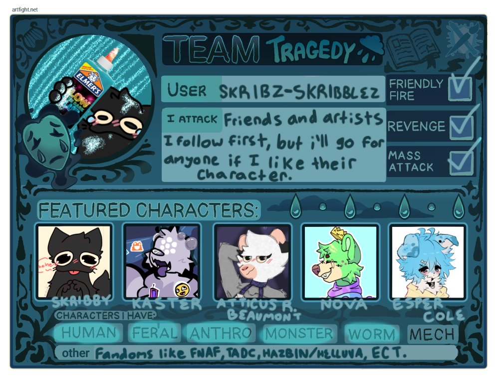 ChaggieSimp42's tweet photo. @Kissyander I'm team Tragedy this year X3
https://t.co/aFM7TofhG9 https://t.co/7bgIarOHnr