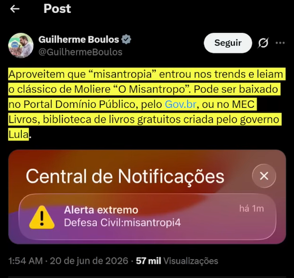 CodahDanthas's tweet photo. A coisa foi feia e a pessoa ainda piora!! Ministros de Lule...deveriam ser invisíveis nas redes... https://t.co/0sDKmCygoj