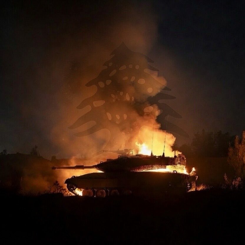 EthanLevins2's tweet photo. 🚨🇱🇧 Israel DEFEATED at Ali Taher Hill for 8th night in a ROW!

The IDF has suffered MULTIPLE deaths, over 100 injuries, and 10+ destroyed tanks attempting to capture Ali Taher. 

Israel STILL has not been able to recover the bodies, now ASKING for permission to retrieve them. https://t.co/Hn4L06GQIH