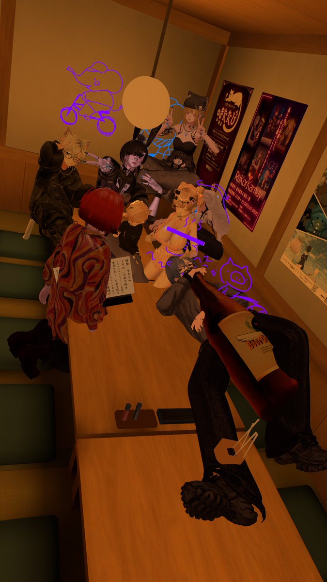 V_ilem's tweet photo. おはようございます☀️
2日ぶりのぶいちゃ🎮最高に楽しすぎて夜更かししてしまいました🌙
今日もいっぱい飲みたい乾杯したい🍻

👇ツーショットなどは下に👇 https://t.co/eCWQ7H2qVn