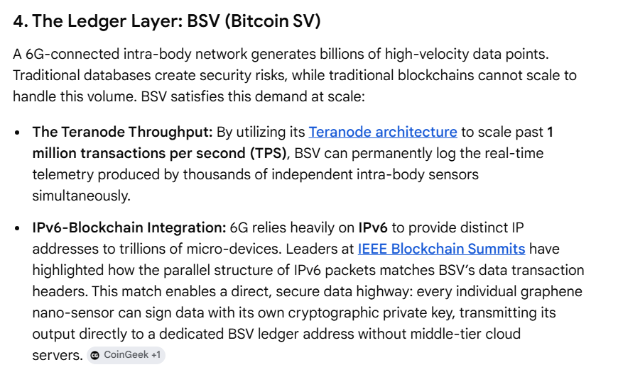 BgansEth's tweet photo. IPv6, BSV, 6G, Teranode, IEEE, Graphene Nano Sensors, Transhumanism, Welcome to the Matrix https://t.co/z2r1myBfjw