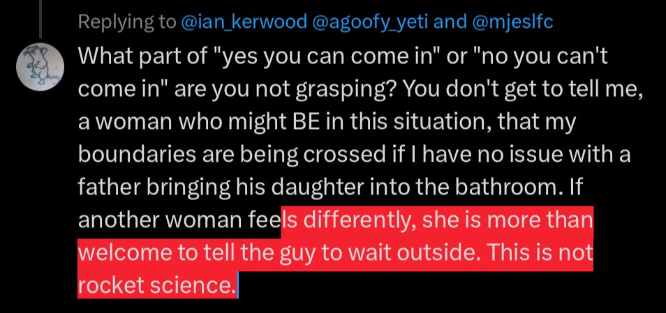 ebriff24's tweet photo. @ian_kerwood @agoofy_yeti @mjeslfc It is not an invasion of anything if the woman GRANTS PERMISSION. https://t.co/Va3ajI5Y3I