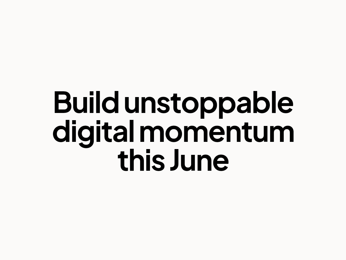 defyn_digital's tweet photo. June is your chance to build real digital momentum.

Focus on clear strategies that grow your brand online.

Start with your website, then support it with targeted content and SEO. Watch your digital presence grow. #webdevelopment #wordpress #shopify #creativeagency #webhosting https://t.co/Fa0ED9Mtcz