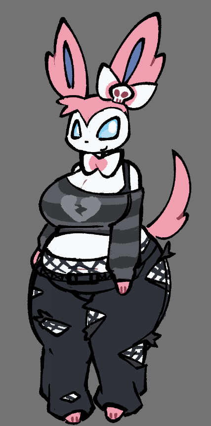petloaches's tweet photo. sylveon oc sketch https://t.co/oydFFMZMDf