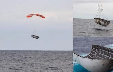 nextbigfuture's tweet photo. If SPACEX STARFALL is within 6 miles of the target (using Steerable parachutes) and has some fuel and cold thrusters. It would need 5 minutes of thrust to get exactly on target. If the cold thrusters are not there on Tuesday, the patent has it for adding it.
 
Cold thrusters also give more precision in the de-orbit to give more precision in the return. I also have a breakdown on cost estimates that could be reached. @spacex @elonmusk @GavinSBaker @DJSnM @Erdayastronaut @farzad @friedberg @jason @aaronburnett @VladSaigau @ARKInvest