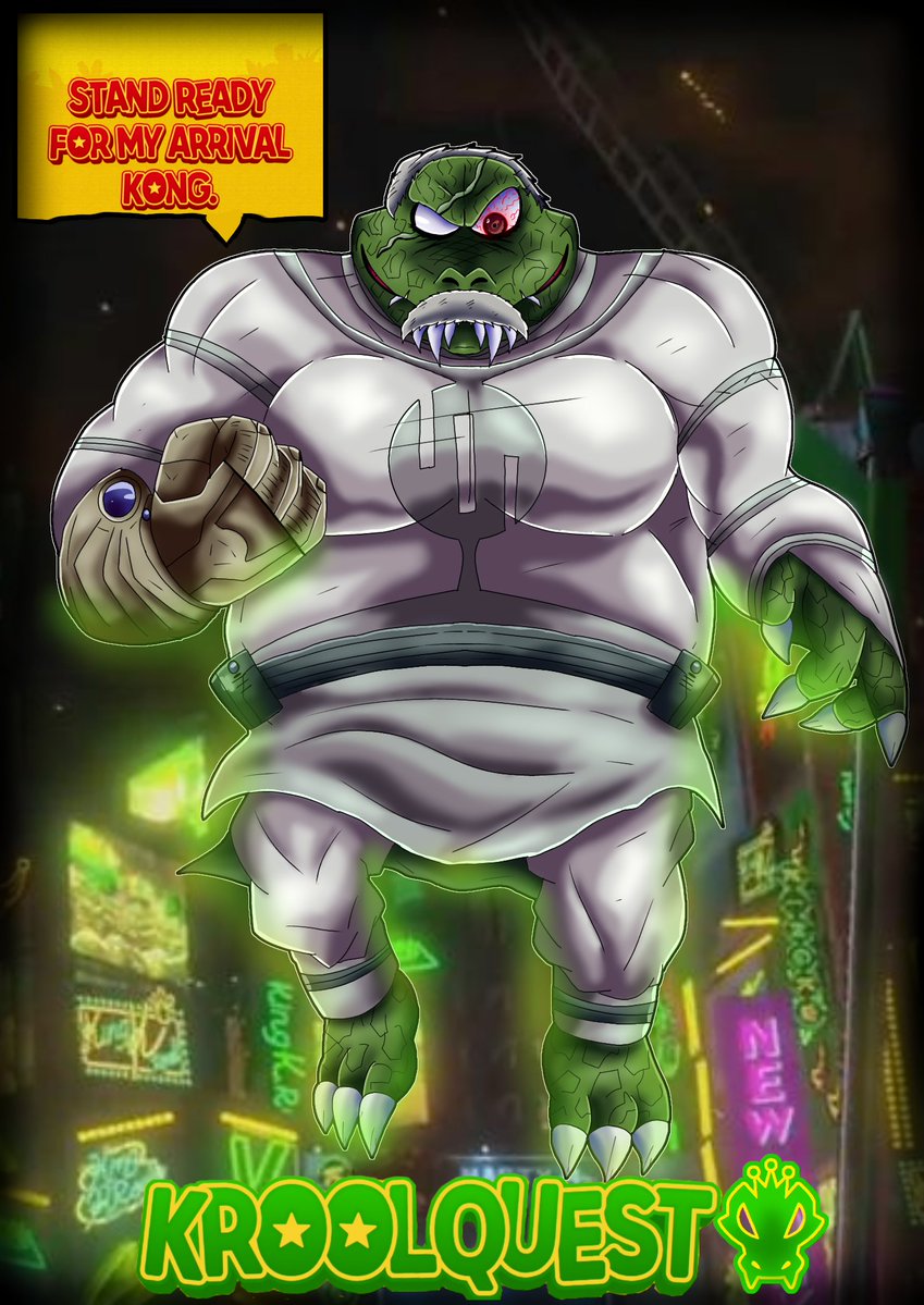 Fox87Wild's tweet photo. It seems K Rool has adopted a new personality!!! 
#KingKrool #Conquest #DonkeyKong #Invincible https://t.co/ghJl7O8IBk