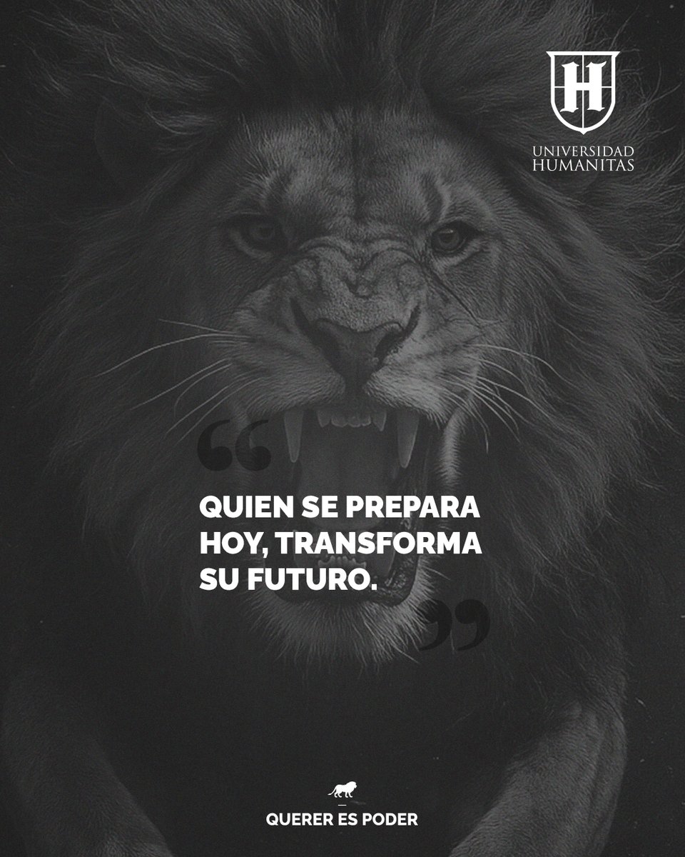 UHumanitas's tweet photo. El futuro no se construye con suerte, se construye con decisiones. 🚀
Cada hora de estudio, cada reto superado y cada conocimiento adquirido hoy son los cimientos de las oportunidades de mañana. 📚
#UniversidadHumanitas #SoyHumanitas #ImpulsandoPersonas #QuererEsPoder https://t.co/N0W4QRiIrm