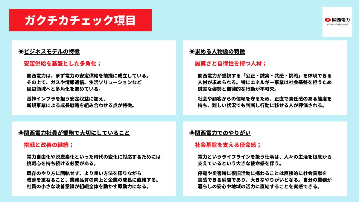 osaboly_jinji's tweet photo. 🔥6/22〆切🔥インターン対策資料を配布

◉関西電力

◆内容
内定者がまとめた
同社のまとめの対策資料

※詳細は固ツイの動画をご覧ください。

▼受け取り方法
①フォロー
②このツイートをいいね&amp;リツイート
③DMで【関西電力】と送信
④固定ポストのいいね&amp;リツイート

#就活 #28卒 https://t.co/B3zJk3JYPy