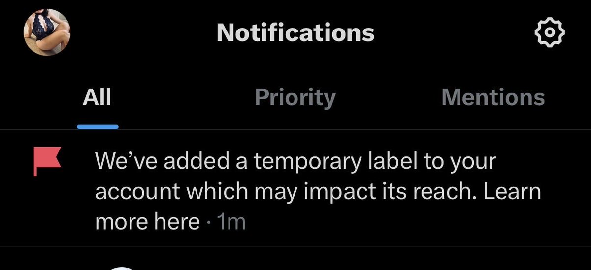 ChristyCannons's tweet photo. I keep getting this, we are a real couple sharing content for free and I am labeled suspicious? Make no sense at all! https://t.co/UsrnuPJqvb
