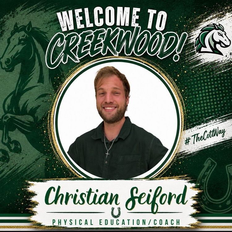 HumbleISD_CMS's tweet photo. Thereβs a new Colt in town! π Help us welcome Mr. Christian Seiford to Creekwood. We canβt wait to see the impact youβll make! #TheColtWay https://t.co/Ok2VGcodMd