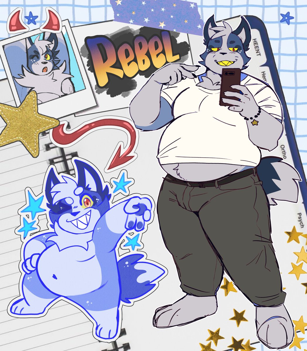 TheSketchFox's tweet photo. needs bigger shirt https://t.co/5QkzXlF0fp