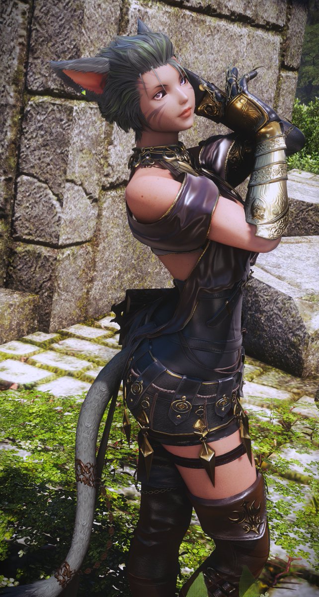 BoomerPotato101's tweet photo. Took a break from leveling. As always thank you to @Caliqote for the versatility in outfits!!! I love being able to mix and match 🥰 

#GPOSERS #miqote #gpose https://t.co/3Q4dHTXRCk