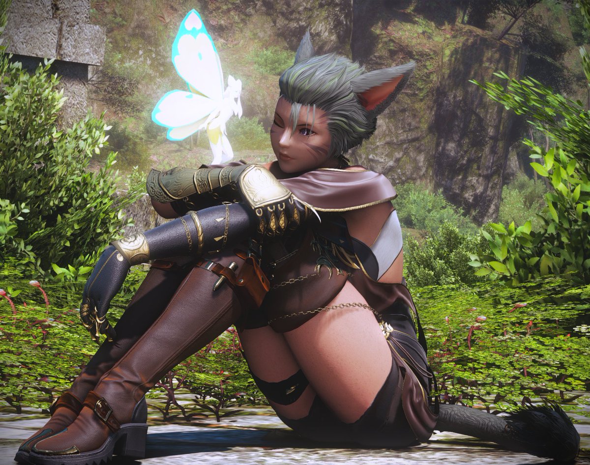 BoomerPotato101's tweet photo. Took a break from leveling. As always thank you to @Caliqote for the versatility in outfits!!! I love being able to mix and match 🥰 

#GPOSERS #miqote #gpose https://t.co/3Q4dHTXRCk