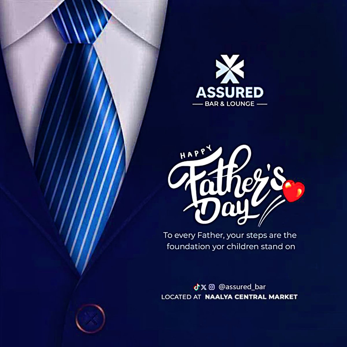 Assured_Bar's tweet photo. Celebrate Father's Day at Assured Bar &amp; Lounge with timeless oldies, cold drinks, great food at our Wyatt cafe and restaurant. Enjoy memories worth sharing. Let's toast to the men who taught us life's greatest lessons while the golden hits keep playing. #fathersday # #uganda https://t.co/5QOuVIJNzn